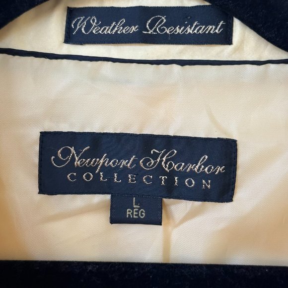 Newport Harbor Collection Mens Yellow Full Zip bomber Light Jacket  Size L - Picture 4 of 6